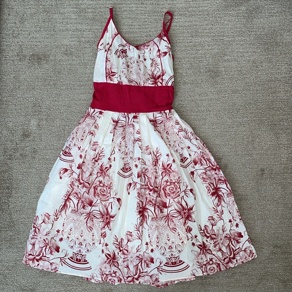 Dress by Cassee’s size small cream with red accents